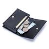Bolsa para Monedas Estilo Nuevo 2026, Tarjetero Tejido de Piel de Oveja de Gama Alta Estilo Ins Niche para Mujer, Portatarjetas de Negocios Compacto y Exquisito de Piel Genuina