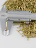 Bisagra para Muebles Caja Tambor Cabeza Redonda Fija DIY Hecho a Mano Envuelto en Alambre Colgar Cuadro Dorado Puro Recto Clavos Pequeños de Latón