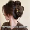 Pinzas para el pelo de felpa de otoño e invierno para mujer, con un aspecto sofisticado, adecuadas para quienes tienen el pelo fino, diseñadas para la parte trasera de la cabeza, estilo tiburón, estilo coreano, accesorios para el pelo versátiles
