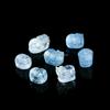 Jingdian Jewelry Natural Aquamarine Pixiu tamanho pequeno Acessórios de Escultura DIY Único Furo Passante Acessórios de Cristal Semiacabados