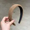 Estilo Coreano Roupa de Exterior Diária Faixa de Lã para Mulheres Grampo de Cabelo com Coroa Alta Faixa de Cabelo para Lavar o Rosto 2026 Outono Novos Acessórios de Cabelo