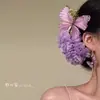 Accesorios para el Cabello de Flores con Atmósfera de Super Hada para Sesiones de Fotos, Nuevo Estilo 2025 Estilo Viaje de Vacaciones en la Playa Pinzas y Accesorios para el Cabello para Mujeres