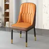 Silla de Comedor, Silla con Respaldo de Lujo Ligero, Silla Simple de Ocio para Balcón, Taburete de Tocador de Gama Alta, Silla de Manicura, Taburete Engrosado para Habitación de Alquiler