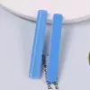 Verano Nuevo Polvo Fino Semitransparente con Purpurina 6 cm Parche Largo Plano Trapezoidal Material para Pasador de Pelo DIY Diseño Hecho a Mano Venta al por Mayor