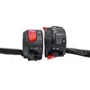 Venta caliente 22MM motocicleta modificada mono pequeño boa conjunto de interruptor combinado botón de bocina intermitente luz antiniebla