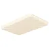 Lámparas Modernas Simples y Elegantes Estilo Crema LED Súper Brillantes Rectangulares Luz Principal de Pasillo Luz de Techo de Sala de Estar de Espectro Completo