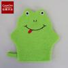 Toalla fina con animales pastorales bordados, guantes de baño para niños con dibujos de animales, toalla para frotar para niños
