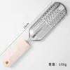 Cepillo Metálico para Pies, Herramienta de Lima para Pies para Eliminar Piel Muerta, Callos, Talones y Plantas de los Pies, Raspador de Pies Casero, Herramienta de Pedicura