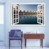 Mezquita comercio exterior más vendido efecto creativo 3D pegatinas de ventana falsa decoración pared sala de estar dormitorio