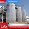 Tanque de Armazenamento Isolado de Aço Inoxidável 100 Toneladas Tanque de Fermentação Aço Inoxidável 304 Tanque de Armazenamento de Líquidos Grande Suco Vinho Tanque de Armazenamento de Leite