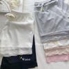 Nuevos Pantalones de Seguridad de Encaje Grande de Seda de Hielo para Mujer de Verano Finos Anti-rozaduras Ligeros Leggings de Seda de Hielo Talla Grande Pantalones de Tres Piezas