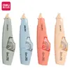 Cinta correctora Deli 71461 6m Recargable Tipo bolígrafo Cinta correctora para estudiantes Cinta correctora continua y suave
