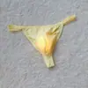 Tanga sexy de seda de hielo para hombre, nuevo y moderno, bolsa transpirable y fina, ropa interior para hombre de talla grande