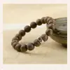 Pulsera Auténtica de Madera de Águila para Hombres y Mujeres S925 Doce Signos del Zodíaco Buda Pulsera de Madera Plateada Cuentas de Buda Venta al por Mayor
