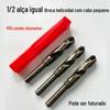 Aço rápido 1/2 haste igual broca helicoidal broca de haste pequena cobalto aço inoxidável Broca especial de haste reta broca superdura furo
