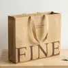 Bolsas Tote de Tecido Não Tecido Laminado, Sacolas para Embalagem de Presentes, Sacolas para Lojas de Roupas, Sacolas Espessas para Compras de Roupas Femininas, em Estoque