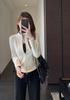 A Primavera Não Tarda, Modelagem Tridimensional, Visual Emagrecedor e Proporção, Visual Emagrecedor e Jaqueta Quente com Gola Alta, Blusa Feminina, Novo Outono e Inverno