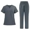 Ropa para Lavarse las Manos de Hospital Dental y Oral, Juego de Ropa para Lavarse las Manos para Hombres y Mujeres, Ropa de Trabajo Dividida para Doctor, Ropa Quirúrgica, Ropa de Enfermera