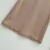 Venta al por mayor de ropa para mujer estilo europeo y americano transfronteriza INS, nuevos pantalones acampanados elásticos de otoño de cintura alta con cordones y costuras visibles