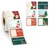 Adesivos de presente de Natal da Amazon, adesivos decorativos de embrulho de presente de fim de ano escritos à mão, etiquetas adesivas universais