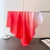 Bufanda Cuadrada Estampada Estilo Simple Degradado Seda Artificial Chal Bufanda para el Cuello Tacto de Alta Gama Bufanda Cuadrada Pequeña para Atar Bufanda para la Cabeza Bufanda de Seda Bufanda