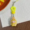 Chapéu 3D de Desenho Animado Chiikawa Corrente de Celular Gato Pingente de Mochila Gato Kt Flor com Contas Coração Pequeno Presente