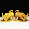 Cerámica Tang sancai de ganado decoración de ganado artesanías decoración del hogar ganado del Zodiaco decoración de oficina regalo de inauguración