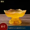 Conjunto de Buda de Vidro, Incensário, Vaso, Cálice para Água Benta, Lâmpada a Óleo, Xícara de Chá, Tubo de Incenso, Ornamentos para Sala Budista Doméstica