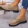 Europeu e Americano Transfronteiriço Solado Grosso Estoque Pronto Dropshipping Lote Misto Estilo Mocassins Estação Independente Venda Quente na Amazon Atacado Transfronteiriço Tamanho Grande