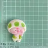 Pequeno tamanho brilhante desenho animado porco resina acessórios creme cola faça você mesmo capa de telefone acessórios para cabelo manchete copo de água chaveiro