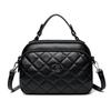 Piel Suave 2024 Nuevo Artículo Rombo Pequeño Bolso de Hombro de Moda Bolso para Mamá Bolso Cruzado de un Solo Hombro Simple Versátil Bolso Pequeño para Mamá