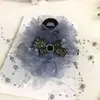 Flor de Peônia Nova Presilha de Cabelo Super Grande Pinça para Prender Cabelo para Exibição Larga Lateral Topo Craniano Novo Estilo Outono e Inverno Elegante Versátil Pinça de Tubarão