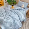 Juego de tres piezas para dormitorio, funda de edredón de color liso individual 150x200, sábana a cuadros para litera de dormitorio estudiantil, ropa de cama para dormitorio
