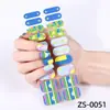 Zhengxiang Película de Esmalte de Uñas Nueva Transfronteriza Pegatinas para Manicura 20 Dedos Europeo y Americano Polvo de Cebolla Amazon Más Vendido Pegatinas Adhesivas para Uñas