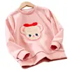 Sudaderas para Niños Nuevas al por Mayor Primavera y Otoño 2025 Cuello Redondo Holgadas Estilo Coreano Camisetas Básicas para Niños y Niñas Sudaderas de Moda para Niños