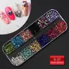 Accesorios para Uñas Artísticas DIY Decoraciones de Uñas con Pedrería 60 Estilos de Productos Terminados Brillantes Remaches Irregulares Marquise de Perla Accesorios de Aleación