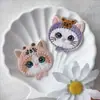 Nuevos Parches Bordados con Logos Bordados, Cabezas de Animales de Dibujos Animados Lindas, Diseños de Gatos, Parches Hechos a Mano para DIY en Accesorios de Ropa