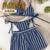 2026 Nuevo Conjunto de Tres Piezas Estampado Europeo y Americano Ropa de Playa Traje de Baño para Mujer Moda Protección Solar Amazon