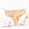 Calcinha Fio Transfronteiriça Perfeita para Meninas Cintura Baixa Fenda Alta Linha Algodão Sexy Respirável Esportes Fitness Cor Sólida