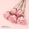 Qixi amor amor amor cartão decoração simulação rosa plug-in dia dos namorados bolo de aniversário net vela vermelha plug-in