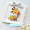 Serie Navideña Pegatinas de Tela Bordadas Parche de Papá Noel Pegatinas Muñeco de Nieve Árbol de Navidad Alce Sello Bordado Pegatinas de Dibujos Animados
