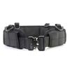 Cinturón táctico para exteriores para hombre y mujer, multifuncional, con hebilla de abanico militar, con sello de cintura, de nailon, para entrenamiento de fuerzas especiales, de liberación rápida.
