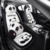 Cojín para Asiento de Coche Invierno Felpa Pieza Única Diosa Lindo Dibujo Animado Panda Trasero Terciopelo de Visón Asiento del Conductor Principal de Gama Alta