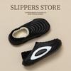 Pantuflas de Algodón Impermeables para Hombre en Otoño e Invierno Cálidas para el Hogar Zapatos de Algodón Peludo Suela Suave Antideslizantes Resistentes al Desgaste Pantuflas de Algodón de Invierno para Mujer Venta al por Mayor