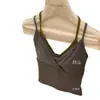 XIA'X Camiseta de Verão para Menina Estilo Coreano Simples Versátil com Gola Halter Blocos de Cor Algodão Canelado Costas Bonitas Roupa Íntima