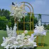 Boda Flores de Piso Encriptadas Flor de Orquídea Phalaenopsis Decoración de Lugar Flores Artificiales Decoración de Boda Arte Floral