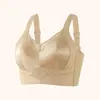 Los bustos grandes se ven más pequeños, encaje cómodo, malla ligera, superficie suave, soporte lateral para el busto, delgado, ligero, color liso, sujetador para mujer talla grande