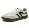 Sapatos Masculinos de Bico Largo Transfronteiriços Sapatos de Treino Alemães Retrô Sapatos da Moda Leves para Casal Versáteis Casuais Sapatos de Skate Superfície de Couro Sapatos Esportivos