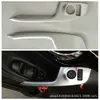 16 Decoración de manija de puerta de apretón de manos para puerta delantera Qashqai apta para modificación de reposabrazos de manija de puerta de apretón de manos interior de Nissan Qashqai Y