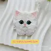 Patches Bordados de Gato para Roupas, Bolsas e Reparo de Jaquetas de Penas, Patches Versáteis para Roupas